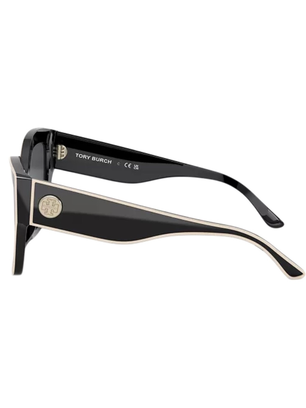 Tory Burch Sunglasses with Ivory Piping - Picture 4 of 8